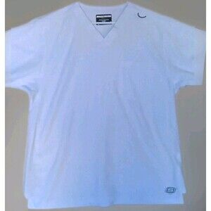 Skechers Scrubs 2-Piece Set By Barco Style #112 Size Large Scrubs Set White